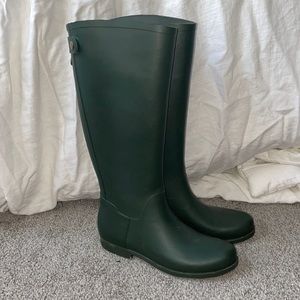 Green rain boots-SOLD